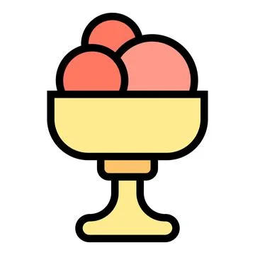 Candy gelato icon vector flat 스톡 일러스트