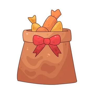 Candy Gift Bag illustration Stock Illustration
