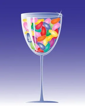 Candy glass Stock Illustration
