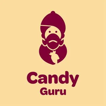 Candy Guru Logo Stock Illustration