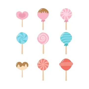 Candy hand drawn illustration Stock Illustration