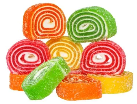 Candy handful Stock Photos