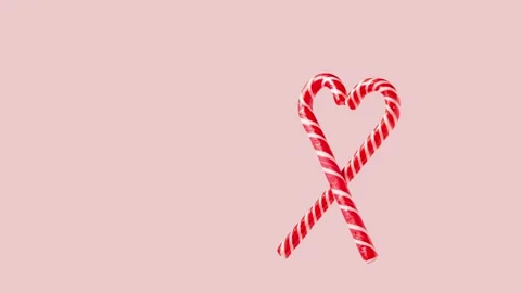Candy Heart going up and down , Valentine's Day,animation Stock Footage 230293038