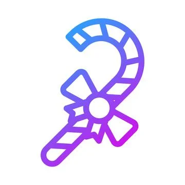 Candy icon gradient purple style valentine illustration vector element and .. Ilustração Stock