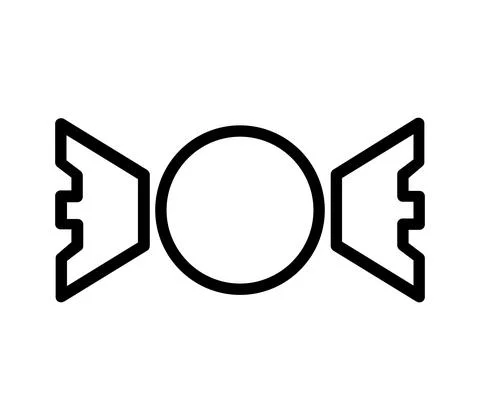 Candy icon illustrated in vector on white background Stock Illustration