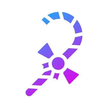 Candy icon solid purple style valentine illustration vector element and sym.. Stock Illustration