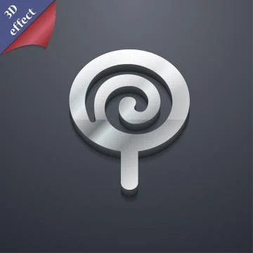 Candy icon symbol. 3D style. Trendy, modern design with space for your text . Ra Stock Illustration