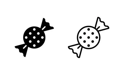 Candy icon vector. candy sign and symbol. Stock Illustration