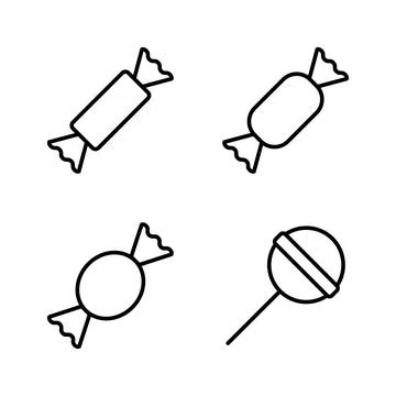 Candy icon vector. candy sign and symbol. Stock Illustration