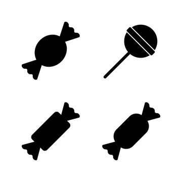 Candy icon vector. candy sign and symbol. Stock-Illustration