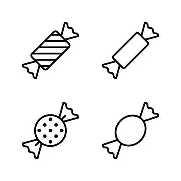 Candy icon vector. candy sign and symbol. Stock Illustration