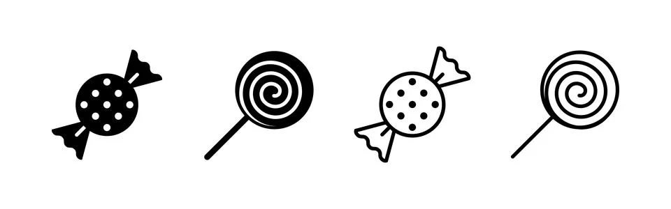 Candy icon vector. candy sign and symbol. Stock Illustration