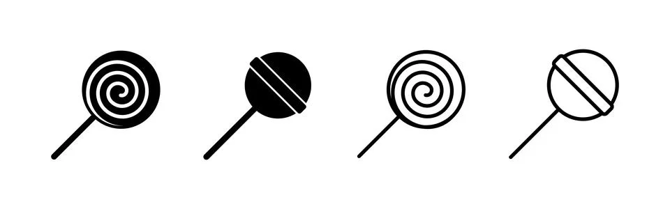 Candy icon vector. candy sign and symbol. Stock-Illustration