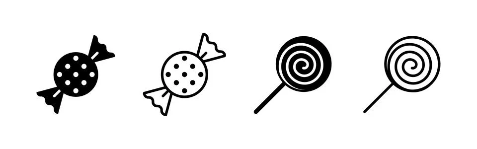 Candy icon vector. candy sign and symbol. Stock Illustration