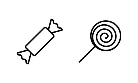 Candy icon vector. candy sign and symbol. Stock-Illustration