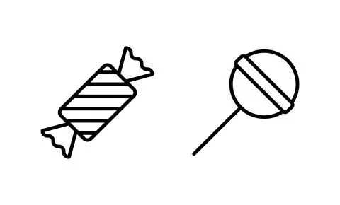 Candy icon vector. candy sign and symbol. Stock Illustration