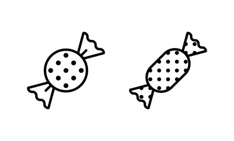 Candy icon vector. candy sign and symbol. Stock Illustration