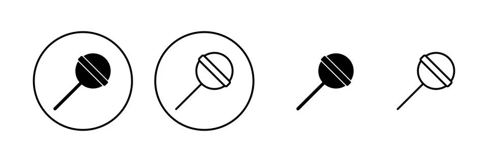 Candy icon vector. candy sign and symbol. Stock Illustration