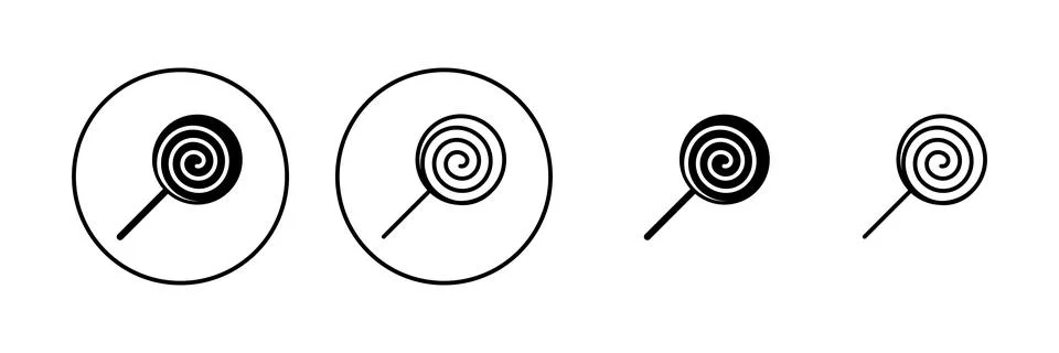 Candy icon vector. candy sign and symbol. Stock Illustration
