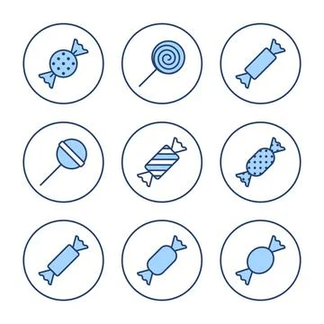 Candy icon vector. candy sign and symbol. Stock Illustration
