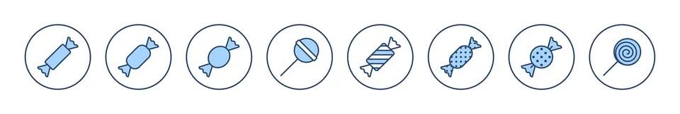 Candy icon vector. candy sign and symbol. Stock Illustration