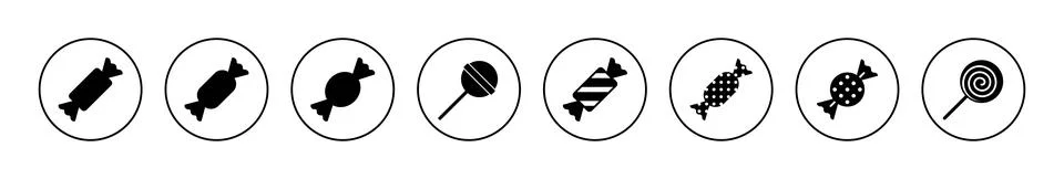 Candy icon vector. candy sign and symbol. Stock Illustration