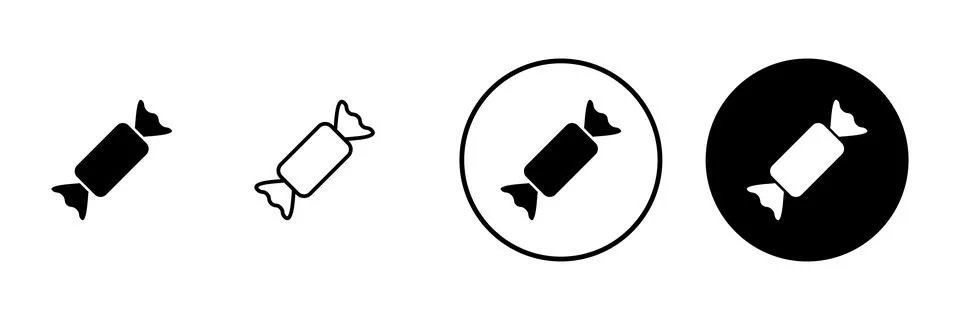 Candy icon vector. candy sign and symbol. Stock Illustration