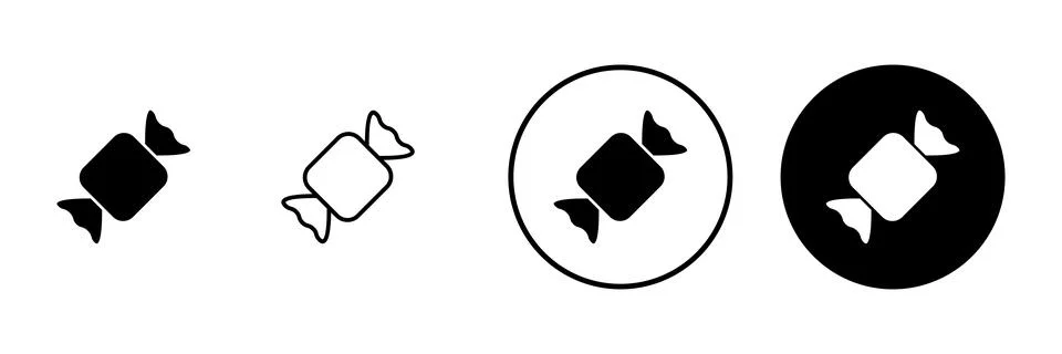 Candy icon vector. candy sign and symbol. Stock Illustration