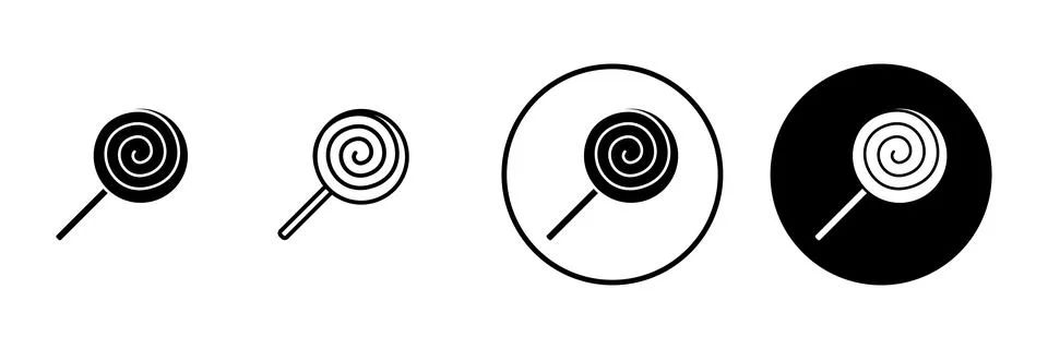 Candy icon vector. candy sign and symbol. Stock Illustration