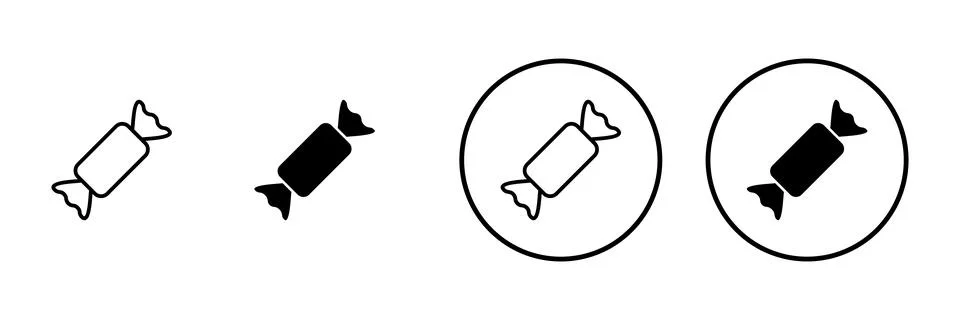 Candy icon vector. candy sign and symbol. Stock-Illustration