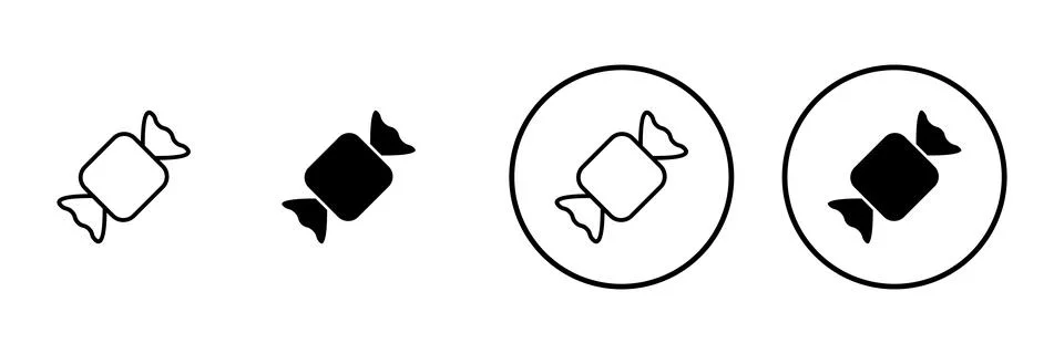 Candy icon vector. candy sign and symbol. Stock Illustration