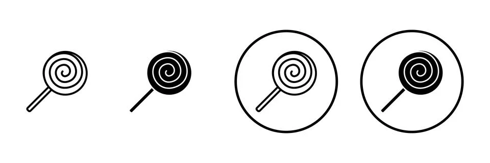 Candy icon vector. candy sign and symbol. Stock Illustration