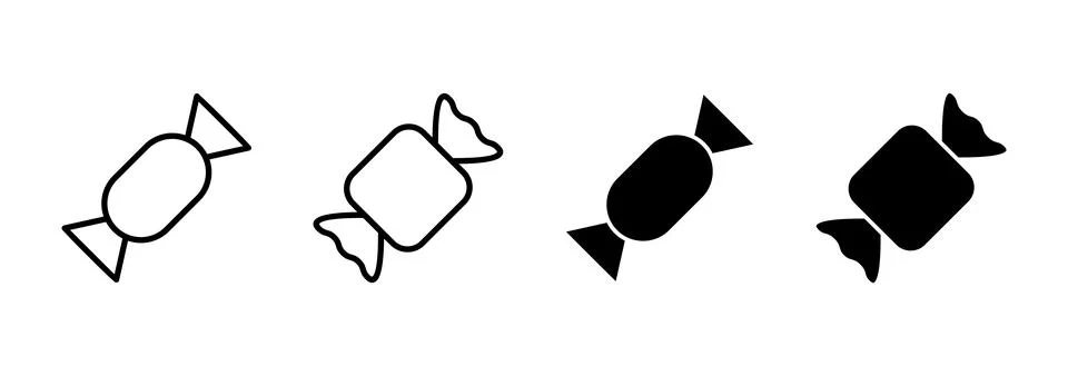 Candy icon vector. candy sign and symbol. Stock Illustration