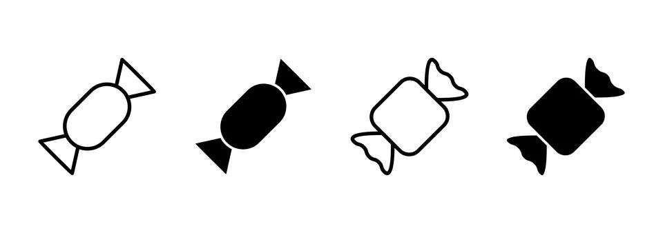 Candy icon vector. candy sign and symbol. Stock Illustration