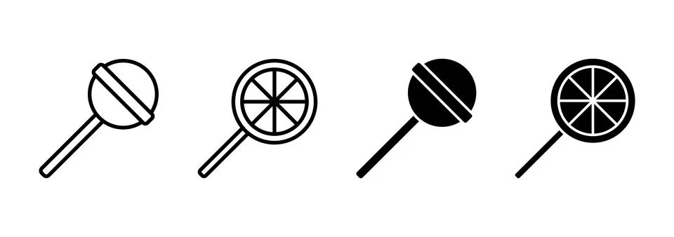 Candy icon vector. candy sign and symbol. Stock Illustration