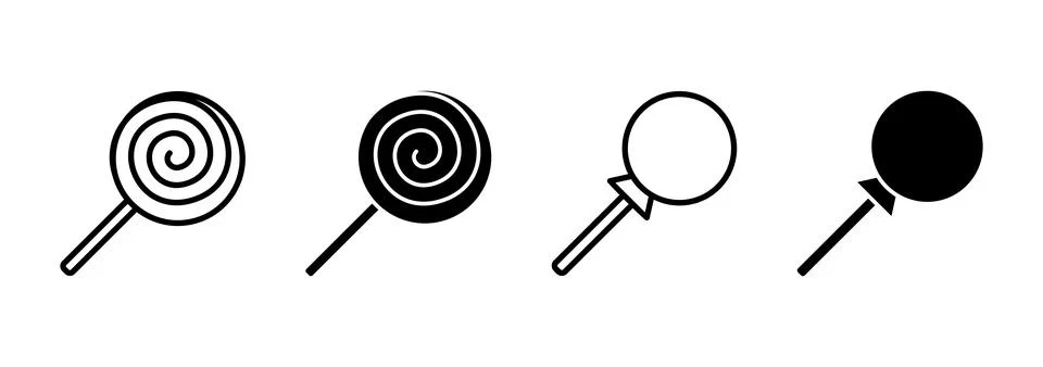 Candy icon vector. candy sign and symbol. Stock-Illustration