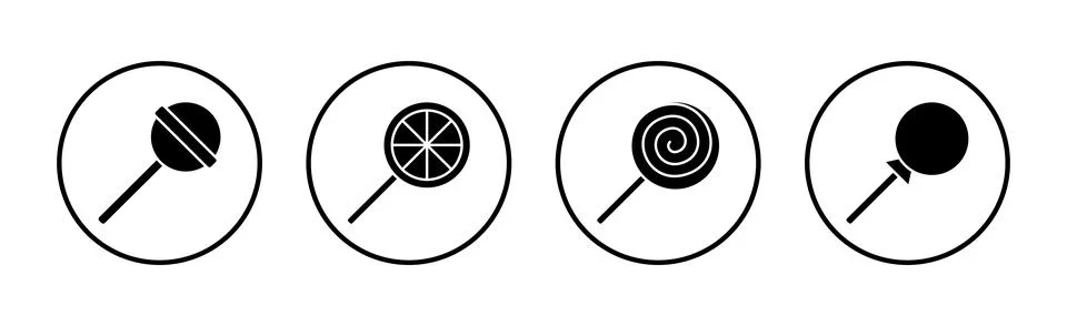 Candy icon vector. candy sign and symbol. Stock Illustration