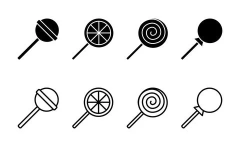 Candy icon vector. candy sign and symbol. Stock Illustration