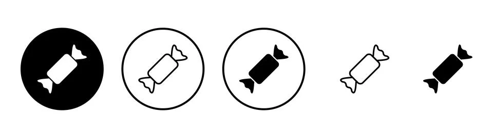 Candy icon vector. candy sign and symbol. Stock Illustration