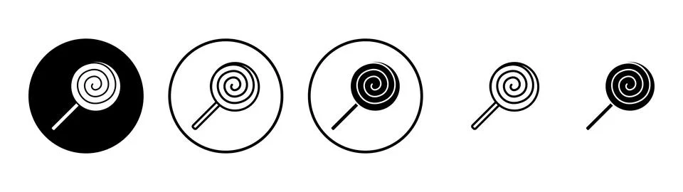 Candy icon vector. candy sign and symbol. Stock Illustration