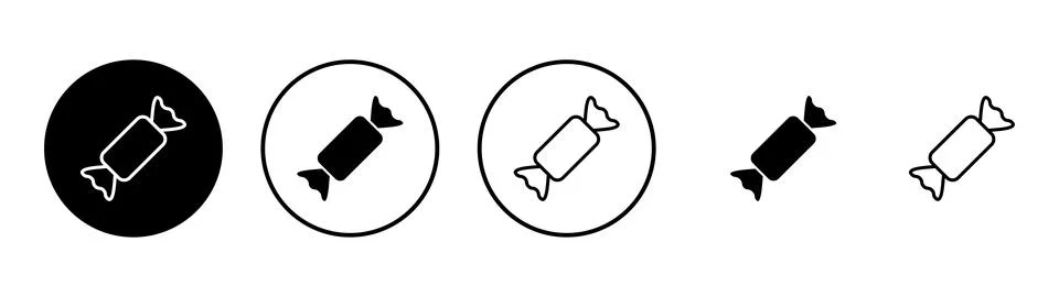 Candy icon vector. candy sign and symbol. Stock Illustration