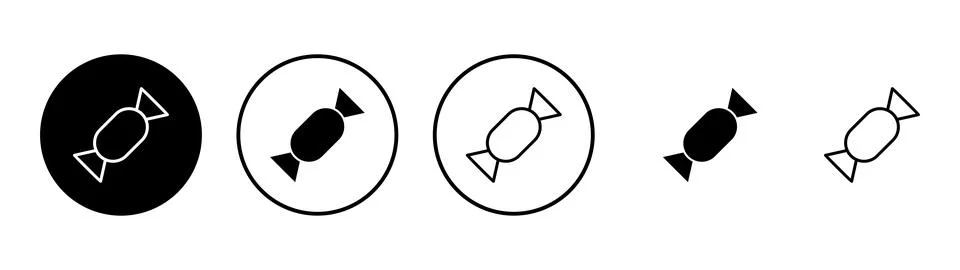 Candy icon vector. candy sign and symbol. Stock Illustration