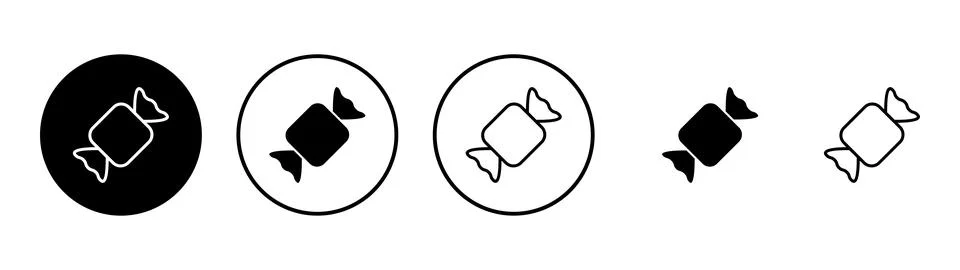 Candy icon vector. candy sign and symbol. Illustrazione stock