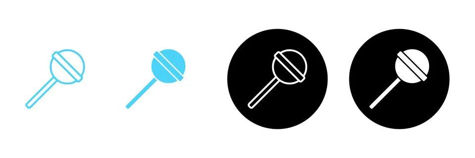 Candy icon vector. candy sign and symbol. 库存插图