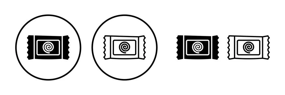 Candy icon vector. candy vector icon Stock Illustration