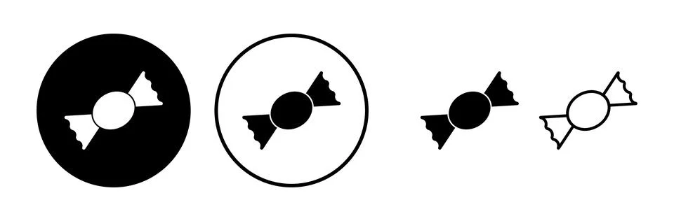 Candy icon vector. candy vector icon Stock Illustration