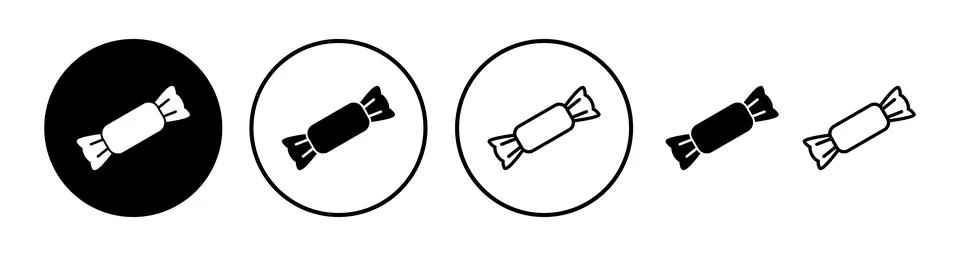 Candy icon vector. candy vector icon Stock Illustration