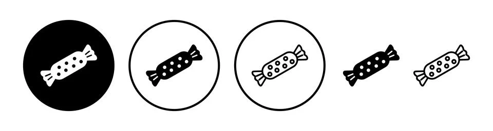Candy icon vector. candy vector icon Stock Illustration