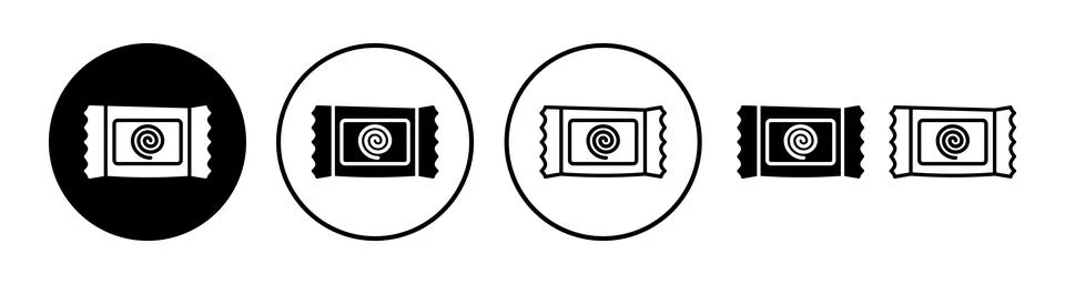 Candy icon vector. candy vector icon Stock Illustration