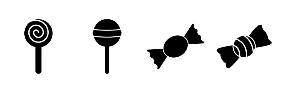 Candy icon vector. candy vector icon Stock Illustration